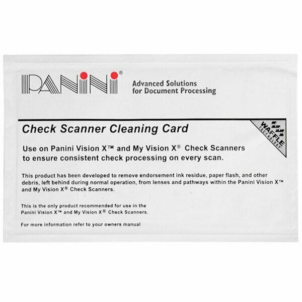 Controltekusa Controltek USA 510011 Panini Check Scanner Cleaning Card with Waffletechnology, 15PK 283510011